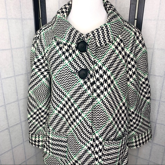 Sunny Leigh Retro houndstooth cropped jacket - Picture 4 of 6
